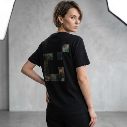 ELSEWHERE T-Shirt | Black | Camo print | Limited edition